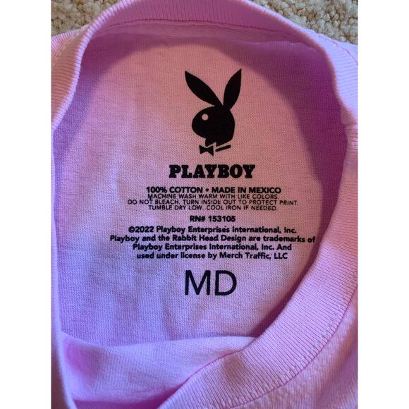 NWOT Tilly's Playboy Muscle Tee - Picture 2 of 2